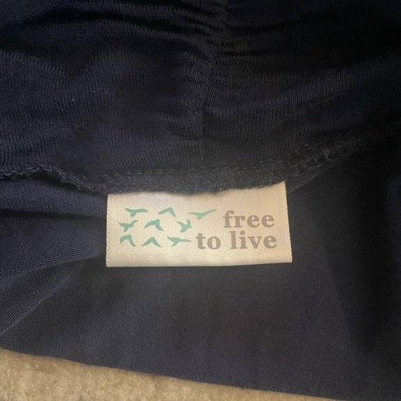 Women’s Long Sleeve Sheer Cowl Neck Blue Shirt - Picture 4 of 4